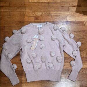 Alice McCall Blush Pom-Pom Sweater NWT size 2